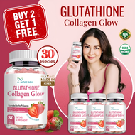 NATURE GLOW Glutathione Collagen Glow Gummies Anti-Aging Whitening 30 Gummies Collagen Capsule Vitam