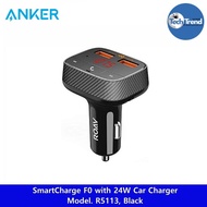 [ROAV] SmartCharge F0 with 24W car charger model. R5113 Black ที่ชาร์จในรถยนต์ หัวชาร์จ พร้อมบลูทูธไ