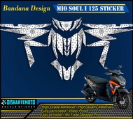 Mio Soul i 125 Sticker Bandana Design