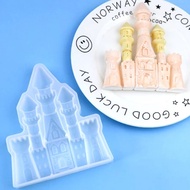 LILIN TOPPERCAKE51- Castle Mold Castle Shape Silicone Mold – DIY Resin, Soap, Candle and Pudding Mol