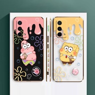 Cartoon Funny Fatty Spongebob E-TPU Phone Case For OPPO A79 A75 A73 A54 A35 A31 A17 A16 A15 A12 A11 A9 A7 A5 AX5 F11 F9 F7 F5 R17 Realme C1 Find X3 Pro Plus S E K X