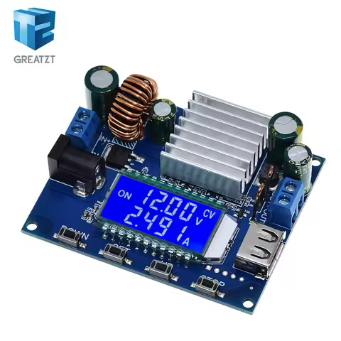SK35L DC 0.6-30V 4A 35W 5V 6V 9V 12V 24V Boost/Buck CC CV Regulated Adjustable DC Power supply Modul