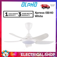 {FREE SHIPPING} Alpha Cosa Xpress 40'' Ceiling Fan 5 Blades Xpress-5B/40 with Remote Control & LED L