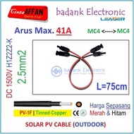 [MC4 --- MC4] PV Cable Extension Solar Panel 2.5mm2 L=75cm H1Z2Z2-K