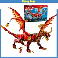 MOC-71822 Source Dragon of Motion Building Blocks Ninja Dragon Slayer Gifts Toys for Boys