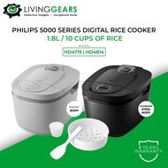 [NEW] Philips Digital Rice Cooker 1.8L / 10cups (HD4814 / HD4719) 18 cooking menus *HD3138
