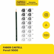PENCIL PENCIL | FABER CASTELL 9000 PENCIL 2B/2H/3B/3H/4B/4H/5B/5H/6B/6H/7B/7H/8B/B/F/H/HB (1 PCS)