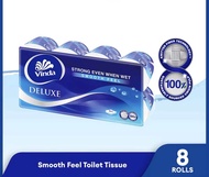 Vinda Deluxe Smooth Feel Toilet Tissue 8 Rolls