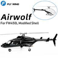 Fly Wing FW450L Airwolf Helicopter Fuselage Shell  V2 V2.5 V3 Simulation RC Parts