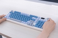 irocks K85R 機械式鍵盤-熱插拔-RGB背光-極光藍 注音版