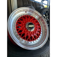 AT-44 15X7 8H100/114.3 ET30 RL Red NEW Rim 1 Set