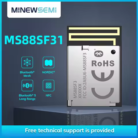 MinewSemi Bluetooth Low Energy nRF52840 Mesh MS88SF31 Ble Module with CE FCC BQB Certification