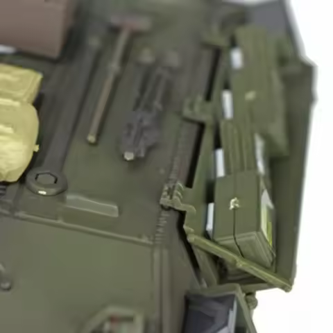US Sale 2.4G Henglong 1/16 Scale 7.0 Plastic Version M4A3 Sherman RTR RC Tank Model 3898