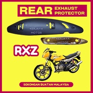 5PV RXZ CATZLYZER REAR EXHAUST PROTECTOR - RXZ 6 SPEED EX PIPE COVER TEPI EKZOS PENUTUP BELAKANG MUF