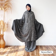 [Mukena 2in1] Resleting Dewasa Motif Humairah Series By Reyscarf.id  Bahan Rayon Jacquard Premium Ad