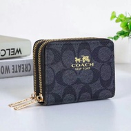 Gs Coach Fashion Mini Wallet For Women Coin Purse/Card Wallet 2Zippers