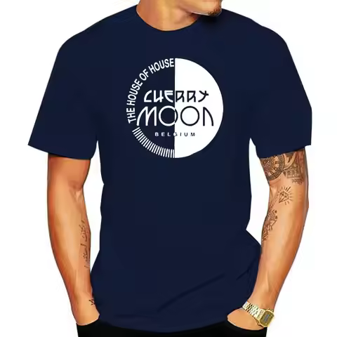 NEW Cherry Moon Belgian House Techno Music club-life T-SHIRT