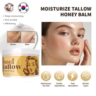 Beef Tallow Honey and Olive Whipped Beef Tallow Honey Balm Beef Tallow Face Moisturizer Cream