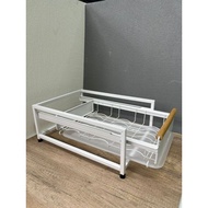 RMIH Kitchen Dish Rack Plate Holders Organizer Upright Metal Dish Storage Dying Rack for Kitchen Rak