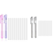(RPYS) 12 Pack Retractable Mechanical Eraser Pens 2 Pen Erasers with 10 Replacement Eraser Refills f