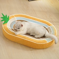 ชามอุปกรณ์ไว้ให้แมวข่วนสำหรับบ้านเตียงแผ่นฝนเล็บแมวสำหรับสัตว์เลี้ยงขนาดใหญ่ดีไซน์แบบบูรณาการทนทาน