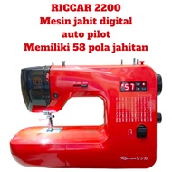 mesin jahit - RICCAR 2200 MESIN JAHIT PORTABLE DIGITAL COMPUTERISED