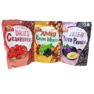 Dried Fruit/Sun Gift Dried Fruit Snack by Tong Garden Dried Mango 130gr, Guava 140gr, Cranberries 11