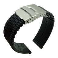 【Worth-Buy】 สายนาฬิกา Tali Jam Tangan Karet นาฬิกายางซิลิโคน20มม. 22มม. 24มม. Timex เกียร์อะไหล่ซัมซุงสำหรับ Seiko -2