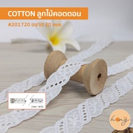 ️Cotton Cotton Lace Decorative Use To Decorate Clothes 201720-White Size 20mm-1 Yard = 36 Inches