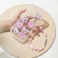 Case Gelombang Transparan For Samsung A01 A10S A02 A02S A03 A03S A04 A04S-Gelombang Transparan Strap