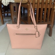 Preloved Coach gallery tote shell pink original