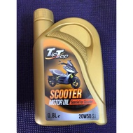 TIPTOP ENGINE OIL/MINYAK ENGIN SCOOTER 20W-50 0.8 LITER