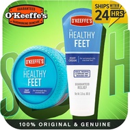 O'Keeffe's Healthy Feet Cream, (Jar  91g / 3.2oz) / (Tube 85g / 3.0oz)