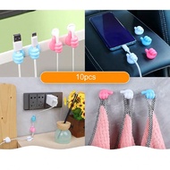 40PCS/20PCS/5PCS/10 Pcs Multifunctional Thumb Wall Hooks, Creative Adhesive Thumb Cable Clip Key Hoo