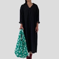 【現貨/快速出貨】Marimekko Mini Unikko綠白色印花購物袋