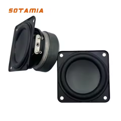 SOTAMIA 2PCS 2 Inch Mini Full Range Speaker 4 Ohm 10W Long Stroke Subwoofer HIFI Portable Speaker Ho