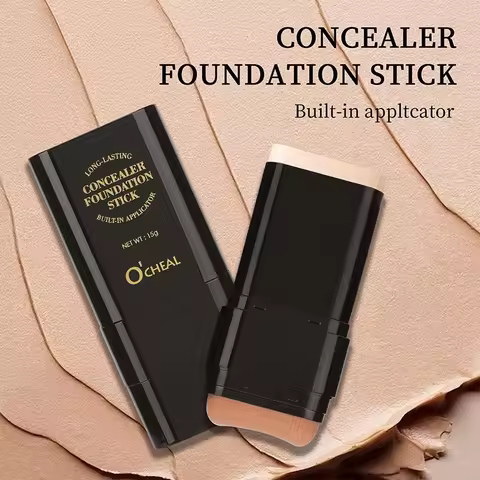 Eraser Foundation Stick Water Moist Light Concealer Foundation Covering Acne Scarring Dark Under-eye
