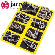 JARRED Montessori Puzzle Toy, Metal Puzzle 3D Design Wire IQ Games, IQ Games Set of 8 Puzzle Wire In