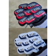 XXIO Golf Iron Set Headcover Premium PU Golf Stick Protective Cover Iron Leather Full Set 9 Pcs