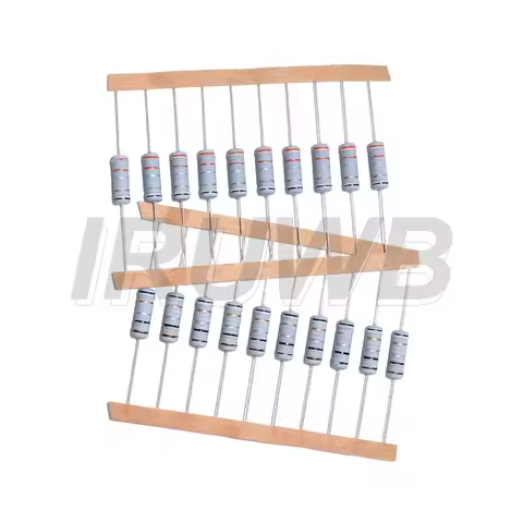 10pcs 0.1R 0.1 0.22 0.33 0.47 1 2.2 4.7 6.8 10 22 33 47 51 68 100 ohm 3W 5% Wire Wound Resistor Fuse