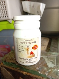 D-VINE PERMEN TABLET PEMUTIH KULIT 100 % ASLI ORIGINAL DI JAMIN MENYEHATKAN KULIT KARFENA MENGGANDYN