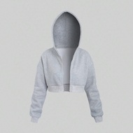 เสื้อกันหนาวฮู้ด ผู้หญิง สีพื้น คอยาว แขนยาว เหมาะใส่เล่นกีฬา, เสื้อฮู้ดพื้นเปล่า สำหรับฤดูใบไม้ผลิแ