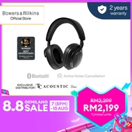 Bowers & Wilkins B&W Px7 S3 Over-Ear Wireless Headphones with Active Noise Cancelling (ANC) and Blue