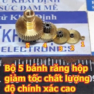 Set of 5 high-precision small gear reduction box kde5952