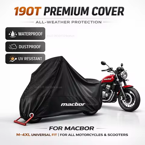 For Macbor Montana XR1 XR5 500 Rockster flat 125 Eight Mile 500 Motorcycle Cover Waterproof Dustproo
