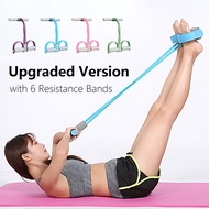 TubePedalRopeResistanceBandSitUpAbdominalVigorFitnessYogaWorkoutElasticPullRopeExerciseElasticBands 