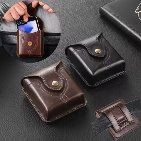 Mobile Phone Holster Bag for Samsung Galaxy Z Flip3 Flip4 Flip5 Flip6 Flip7 Flip8 Motorola Razr 70/6