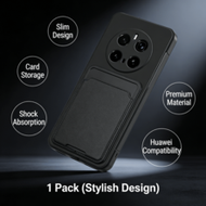 Minimalist Black Solid Color Material Cardholder Phone Cases 1pc Black Card Holder Wallet Compatible