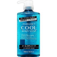 Kumano Pharmaact Cool 超涼感洗潤雙效沐浴露 550ml-37595(平行進口)