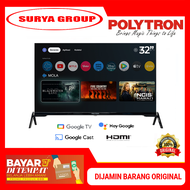 LED TV POLYTRON PLD 32RG9059 Digital Smart Google Tv (32 Inch) - GARANSI RESMI